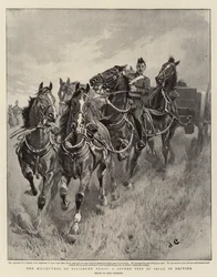 Die Manöver auf der Salisbury-Ebene, ein harter Test der Fahrkünste